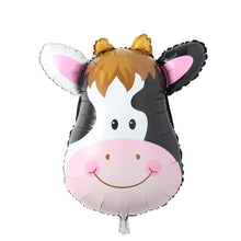 Vanvene Barn Farm Animals Birthday Party Baby Shower Decorations Supplies (1x Gaint Cow & 1x Pig Mylar Foil Balloon)