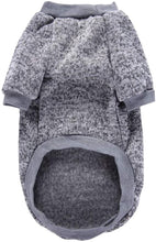 VANVENE Pet Dog Classic Knitwear Sweater Warm Winter Puppy Pet Coat Soft Sweater Clothing for Small Dogs (XS, Grey)