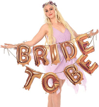 VANVENE 16" Bride to Be - Foil Balloon Rose Gold - Letters Alphabet Bachelorette Wedding Celebration Party Decoration