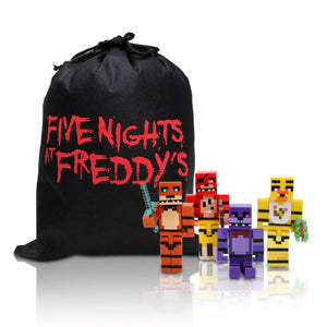 Vanvene Five Nights At Freddy's Gift Bag & Boxed FNAF Mini Action Figure 8pcs/set