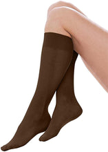 VANVENE 6 Pairs Women Opaque Stretchy Spandex Knee High Trouser Socks