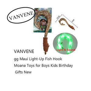 VANVENE gg Maui Light-Up Fish Hook Moana Toys for Boys Kids